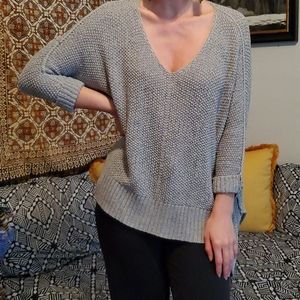 V-neck Tunic Sweater